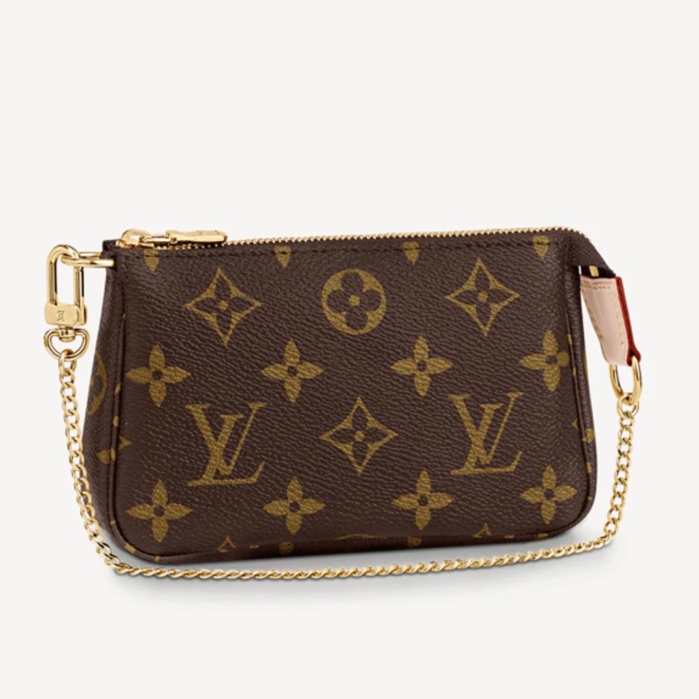 Louis Vuitton Mini Pochette Accessoires Monogram Made in France 100% Authentic